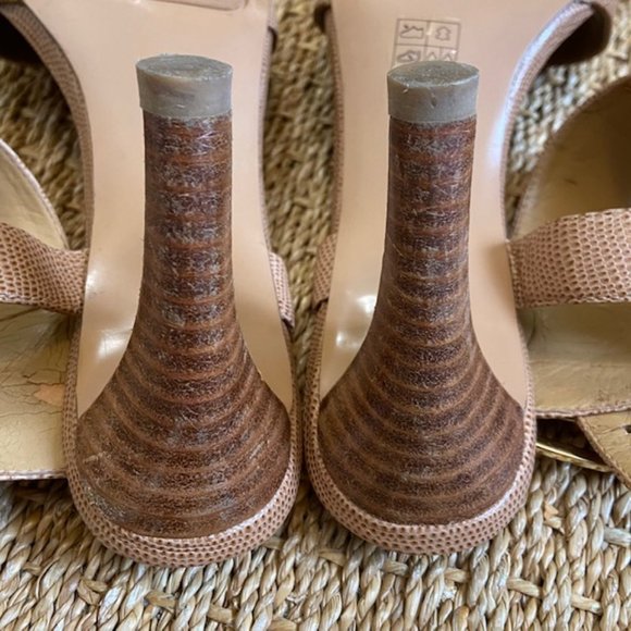 Nine West Mixie Leather Ankle Strap Sandals - Picture 8 of 13